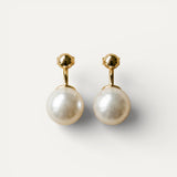 Gold Pearl Earrings