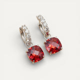 Ruby and Diamond Earrings