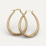 Vintage Gold Hoop Earrings