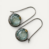 Vintage Ocean Crystal Earrings