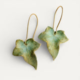Green Leaf Earrings