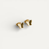 Small Gold Papillon Earrings
