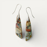 Vintage Earrings with Natural Stones