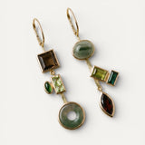Vintage Crystal Forest Earrings