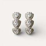 Sparkling Crystal Hoop Earrings