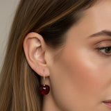 Luxurious Red Cherry Earrings