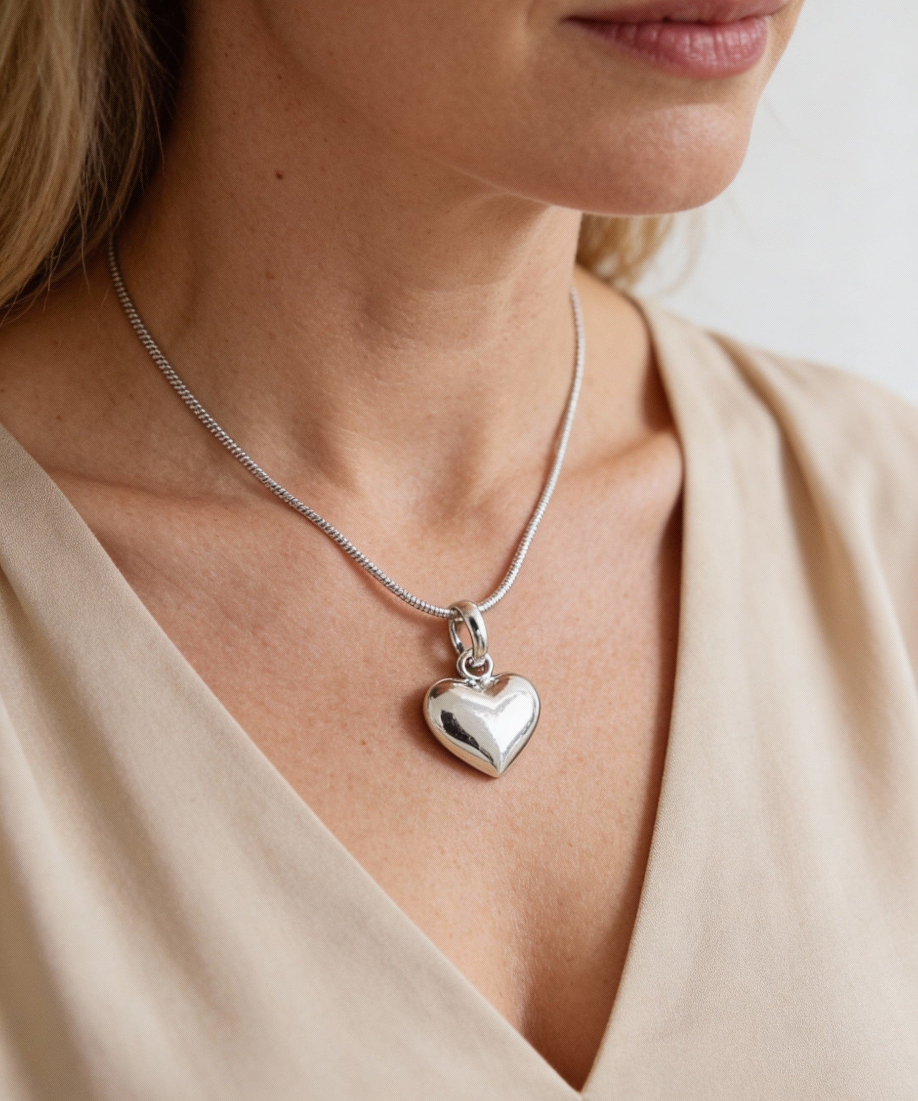 Silver Heart Necklace