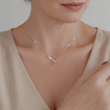 Sparkling Silver Necklace