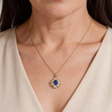 Blue Gold Necklace