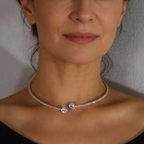 Vintage Double Cubic Zirconia Necklace