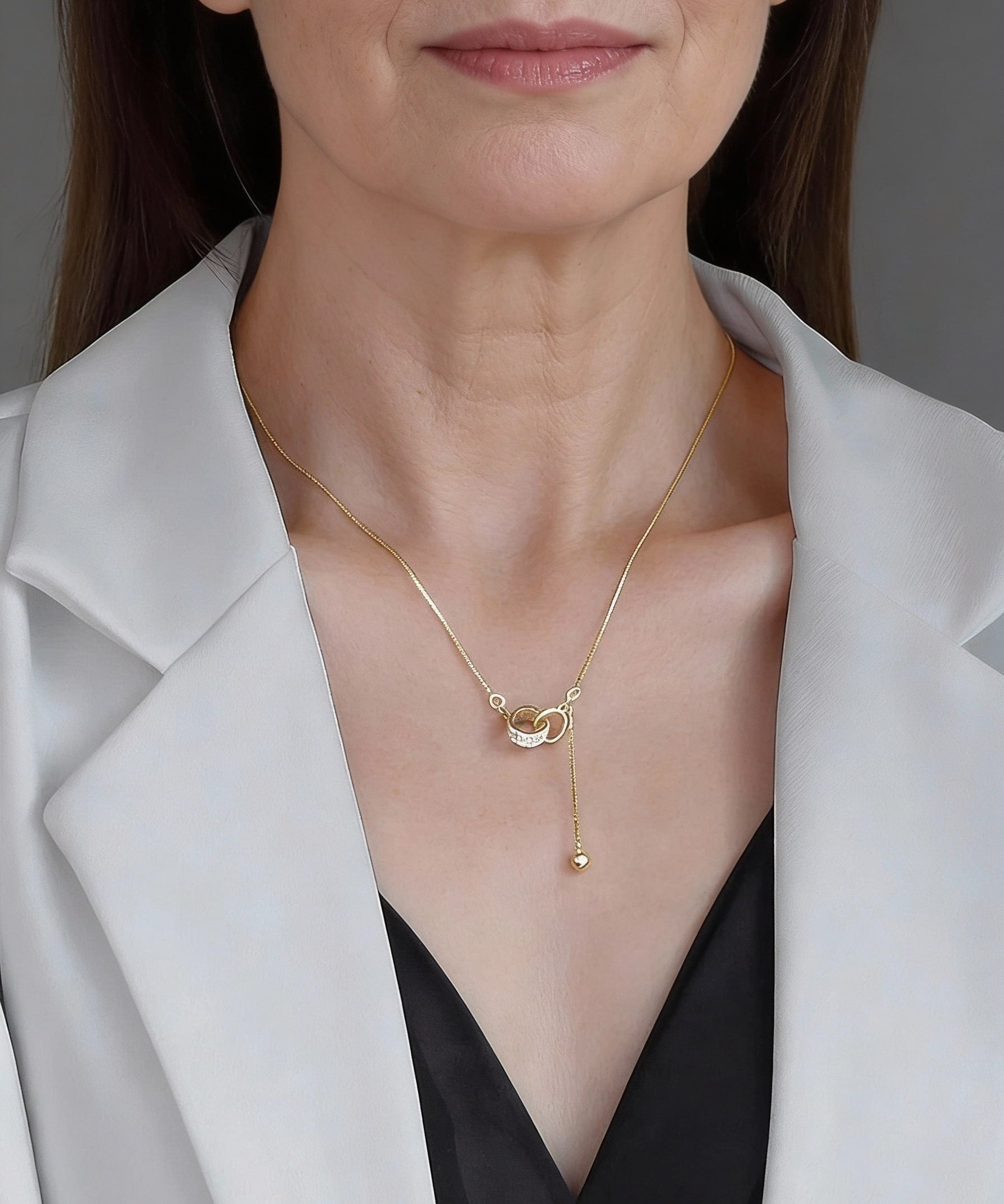Two Ring Necklace