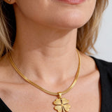 Gold Clover Necklace