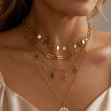 Vintage Golden Sun Necklace