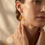 Inlaid Opal Earrings