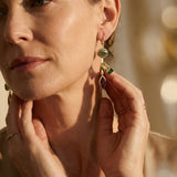 Vintage Crystal Forest Earrings