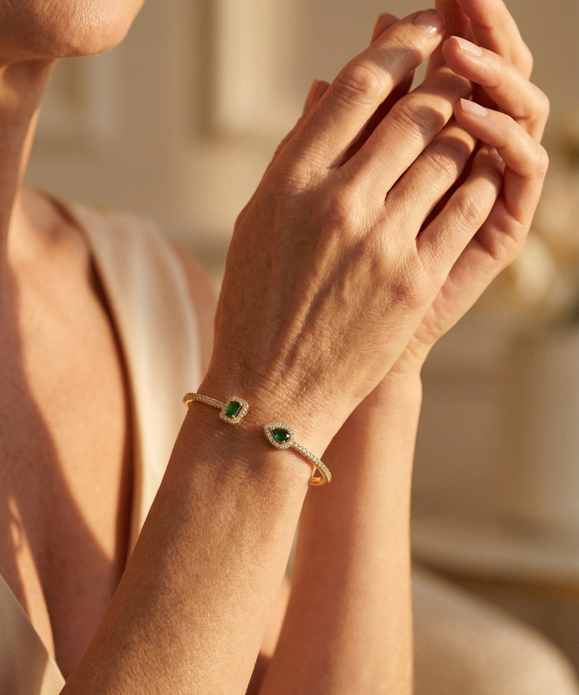 Claudia Emerald Bracelet