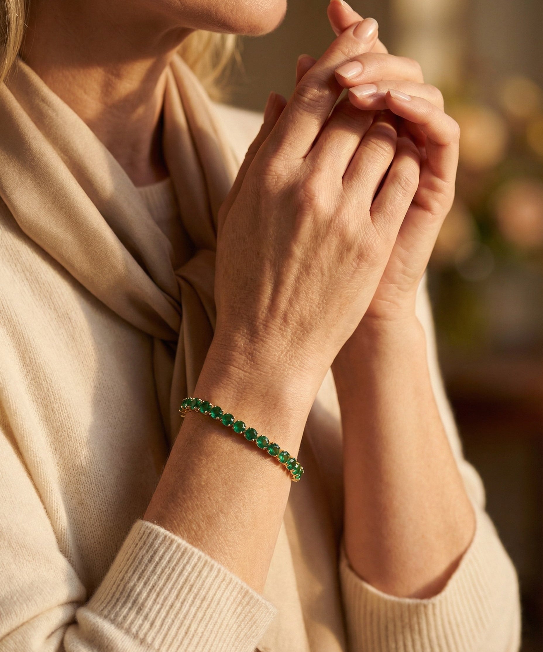 Ella Emerald Bracelet