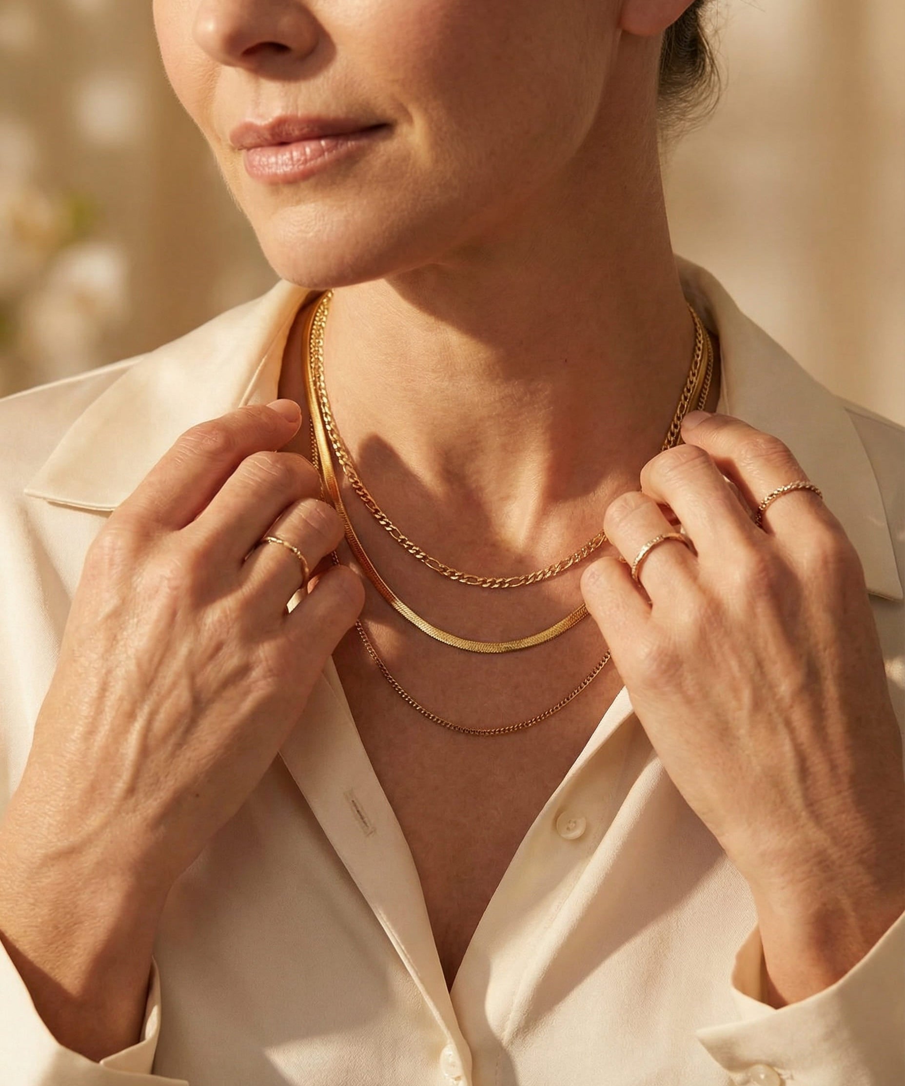 Vienna Layered Chain Necklace