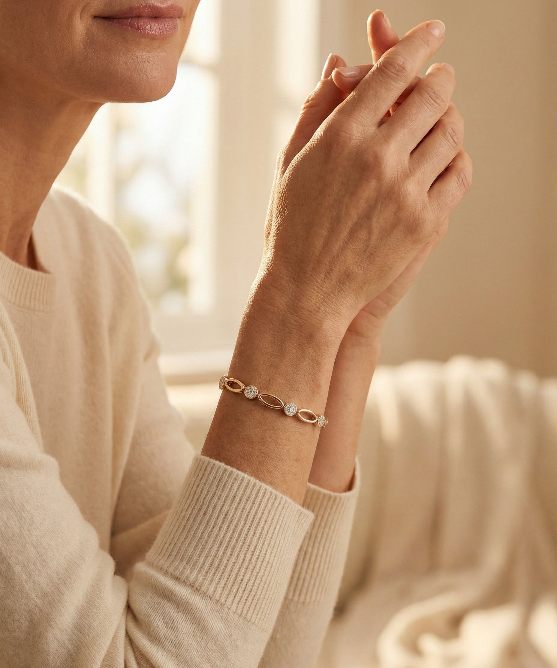 Elegant Gold-Plated Bracelet