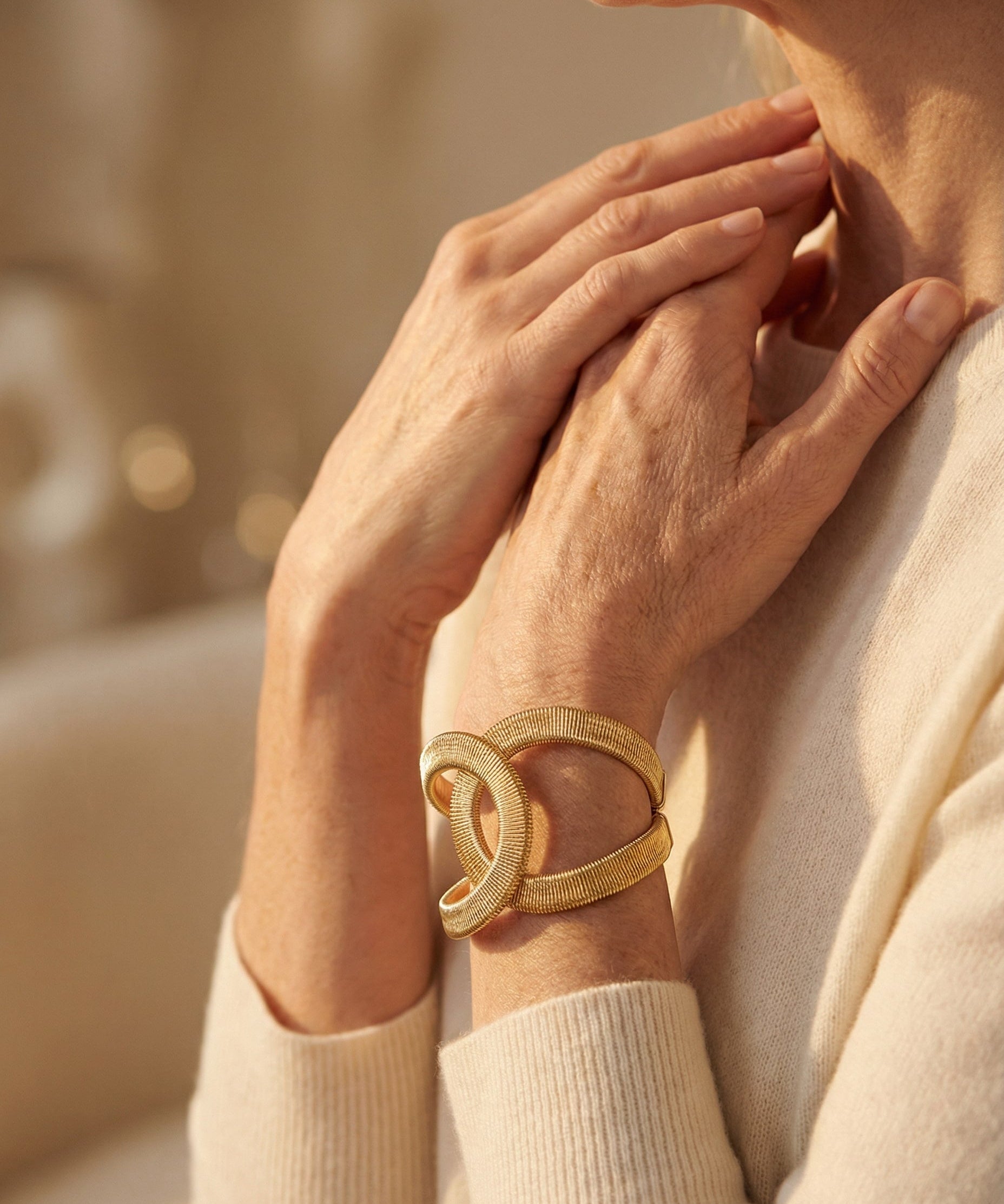 Elegant Double Gold Bracelet