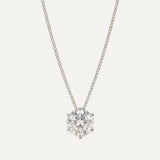 Silver and Cubic Zirconia Necklace