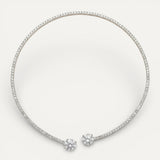 Vintage Double Cubic Zirconia Necklace