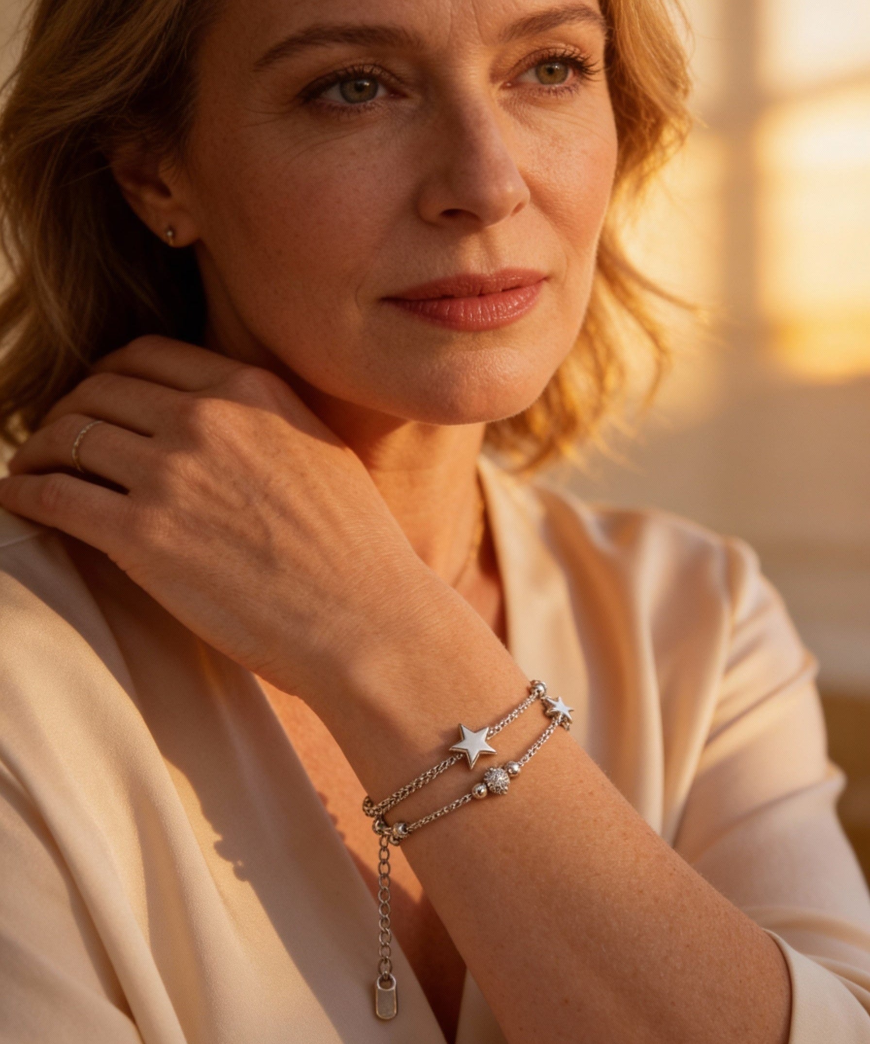 Silver Star Bracelet