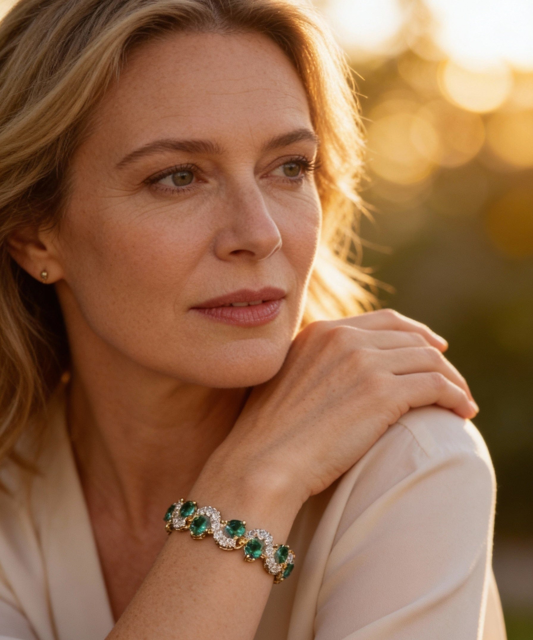 Diana Emerald Bracelet