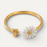 Vintage Gold Daisy & Bee Bracelet