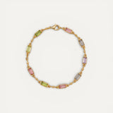 Isabella Multicoloured Stone Bracelet