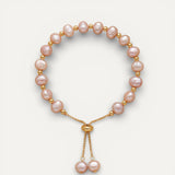 Pink Pearl Gold Bracelet