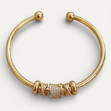 Adjustable Gold Charm Bracelet