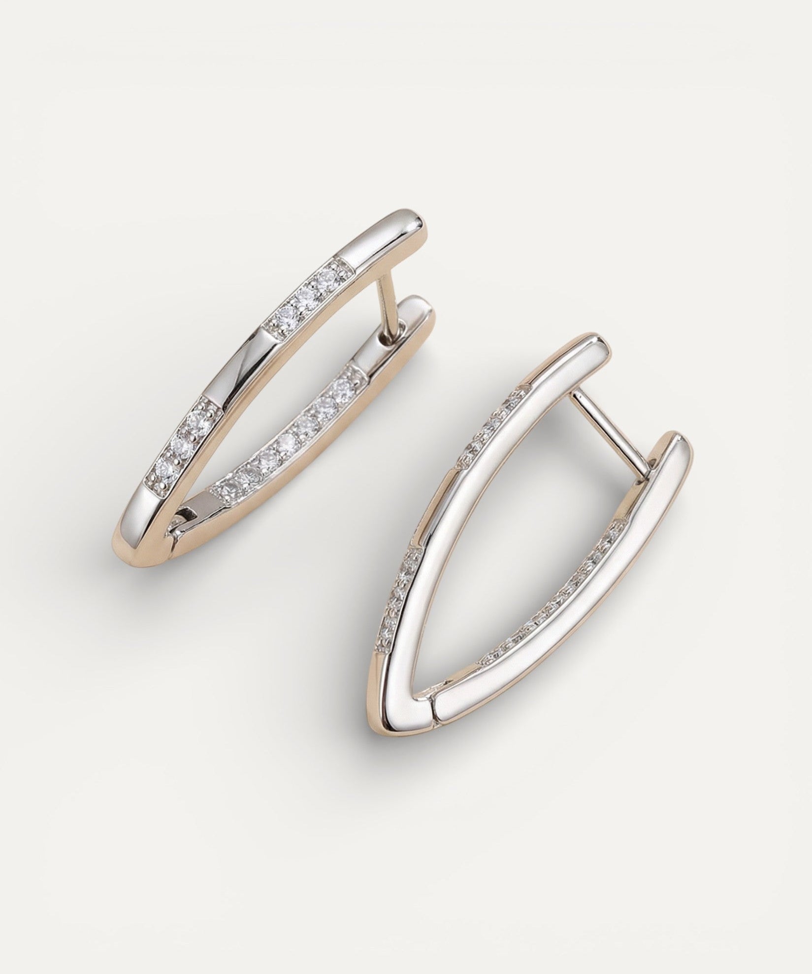 Elegant Gold Cubic Zirconia Earrings