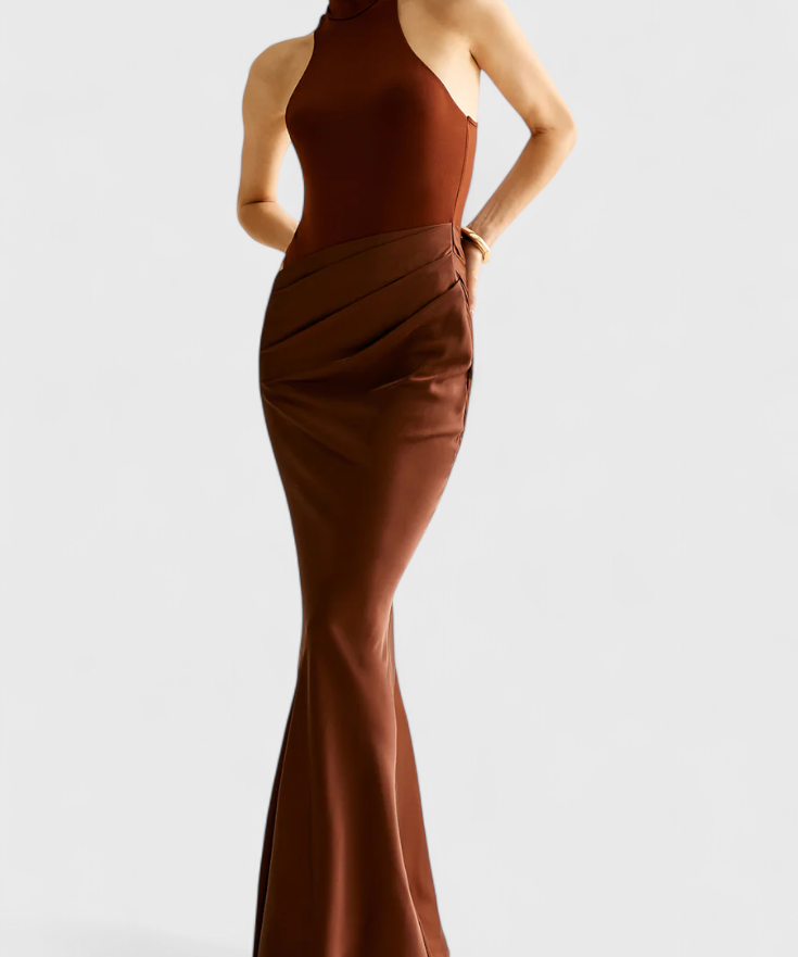 Leona Maxi Haljina s Tank Top Stilom i Izduženom Siluetom