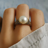 Meridia | Anel Vintage Elegantan od Prirodne Biser